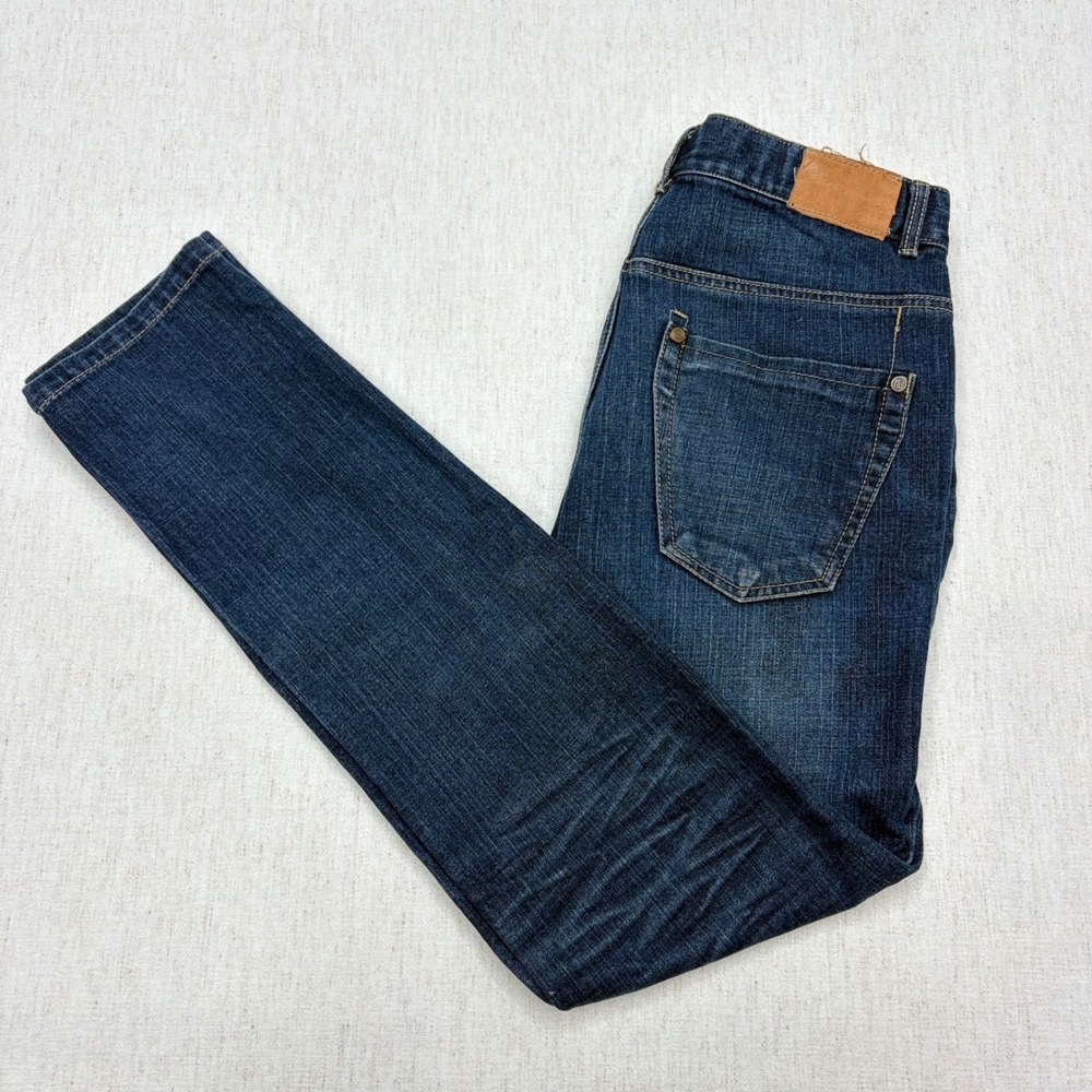 Chunwoo Jeans CP Jeans Slim Fit Dark Wash Rare Y2K P-103P104-SG-15 Mens 30x29